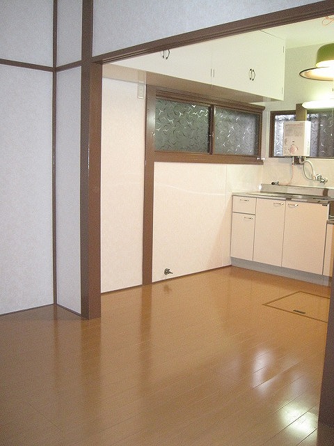 Kitchen. First floor living room is easy to use in flooring! 