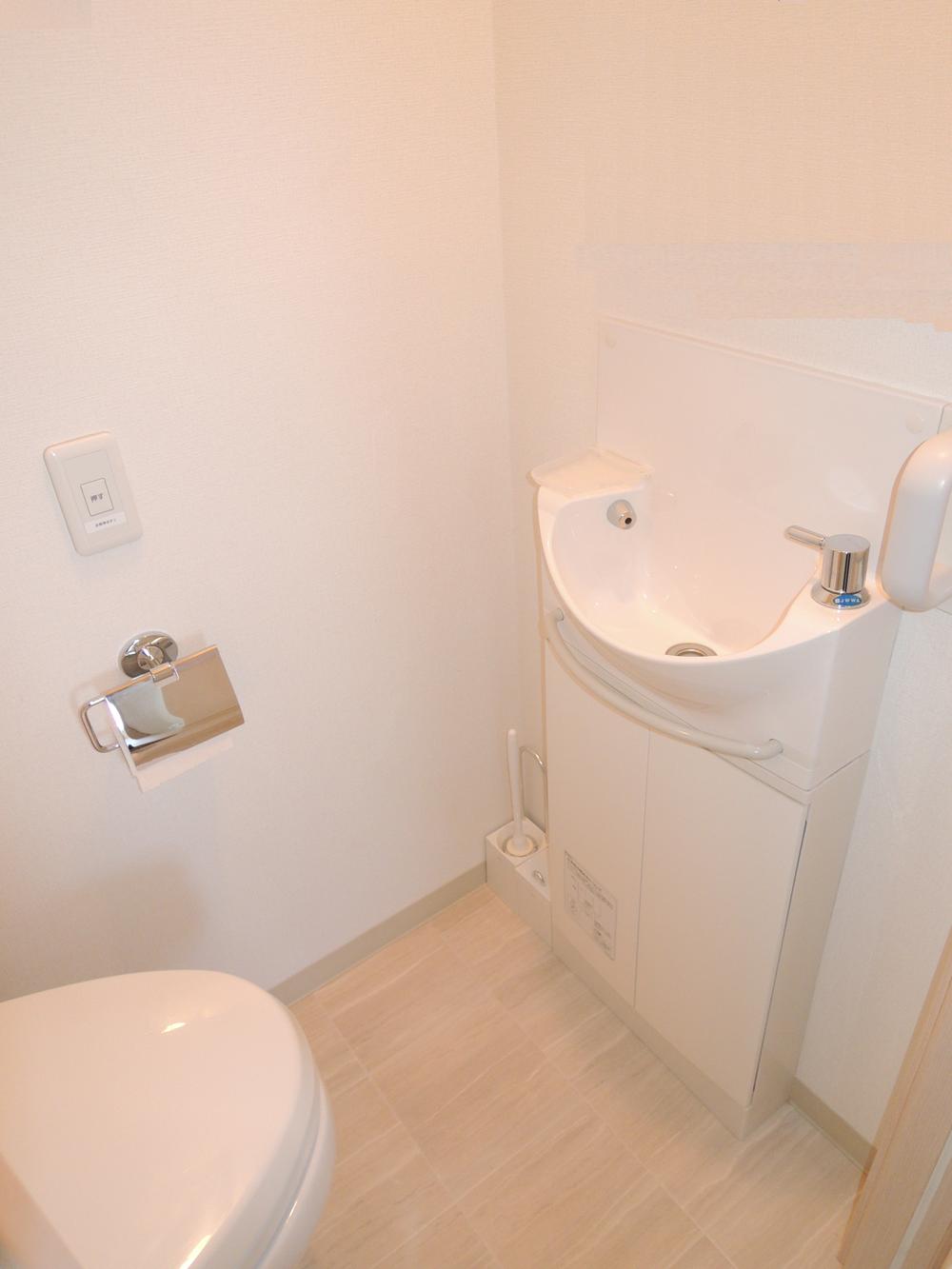 Toilet. Indoor (10 May 2013) Shooting With hand washing in the toilet