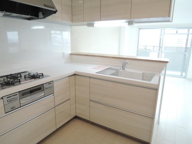 Kitchen. L-shaped kitchen