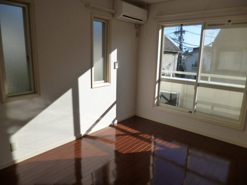 Living and room. Two-sided lighting Day good