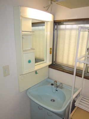 Washroom. Wash basin part