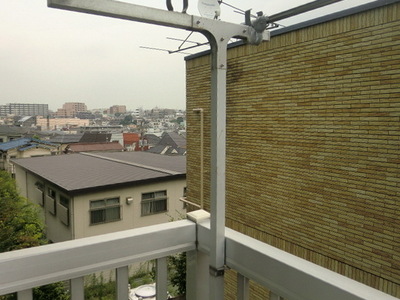 View. The view from the balcony