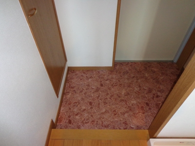 Entrance. Will be at the door (indoor side).