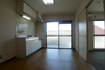 Kitchen. With lighting equipment