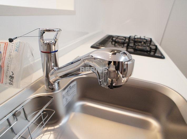 Kitchen. Water purifier is a built-in system kitchen