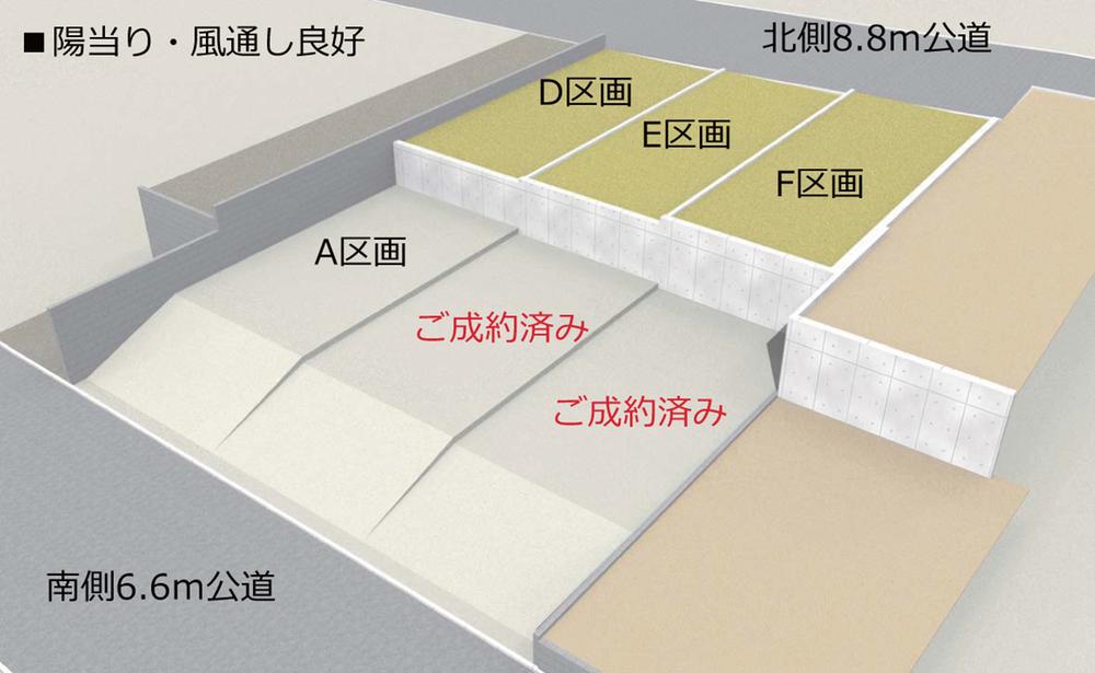 Local land photo. The entire compartment Figure Yang per in the south terraced, I will see the goodness of ventilation.