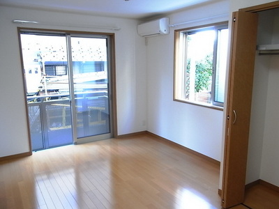 Living and room. Two-sided lighting Western-style