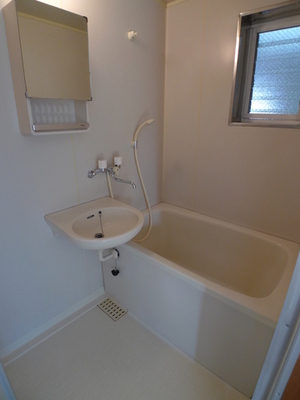 Bath. Bathroom with a window