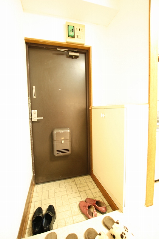 Entrance. There is also a cupboard.