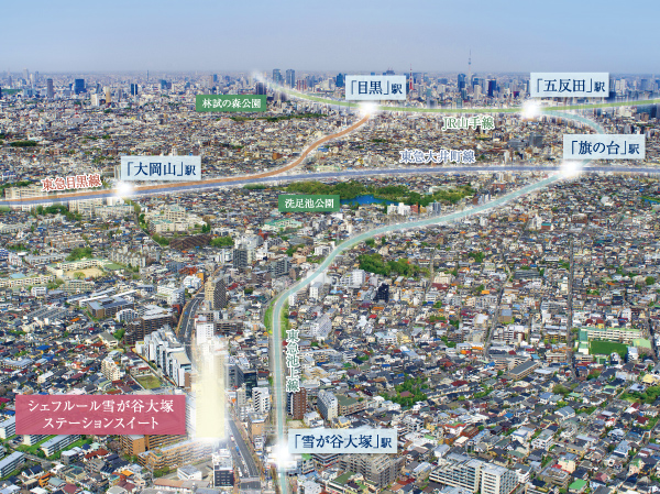 Surrounding environment.  ※ In fact a slightly different is subjected to a CG processing to empty around local shooting (April 2013 shooting)