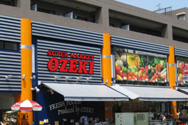 Supermarket. Ozeki until the (super) 395m