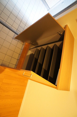 Entrance. Entrance of storage space