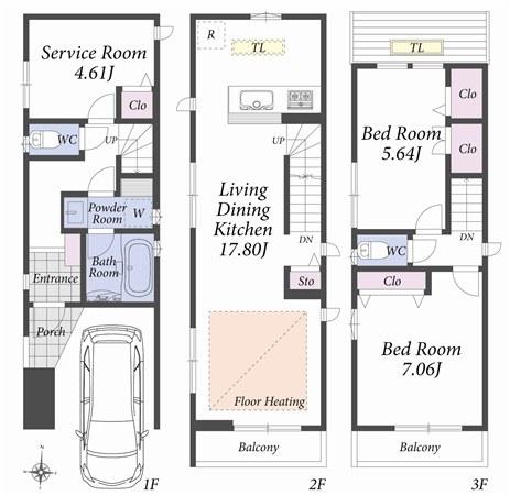 Floor plan. Floor plan A Building