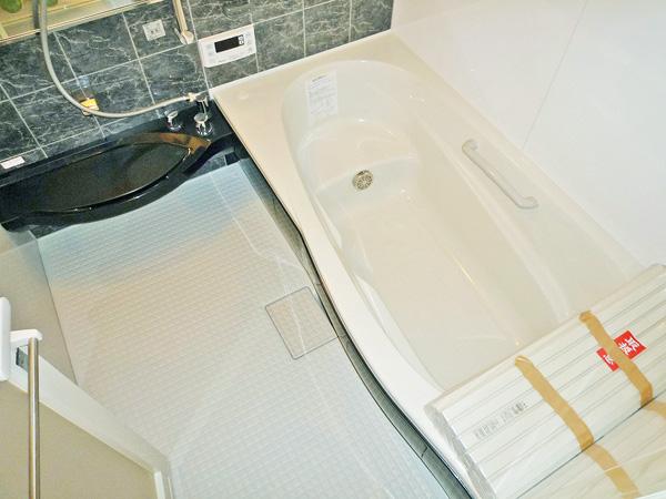 Bathroom. Example of construction