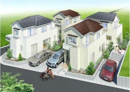 Rendering (appearance). Since the new building is lined, The better the further atmosphere