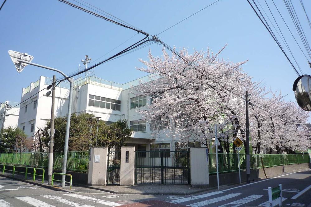 Primary school. Ota Ward Kojiya to elementary school 593m