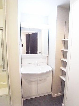 Wash basin, toilet. The ring seven is reversed