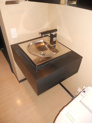 Washroom. Wash basin