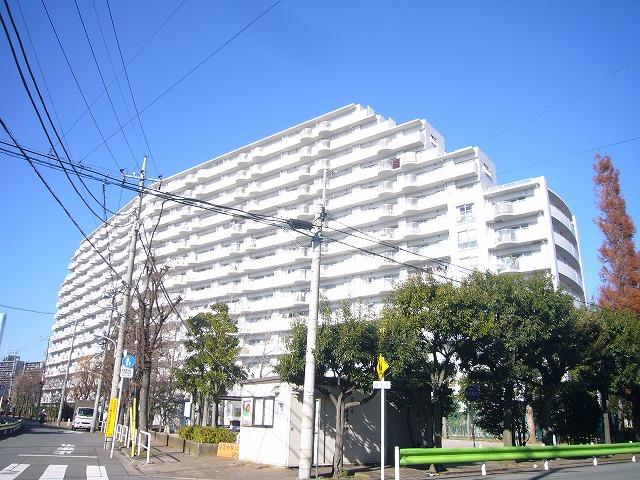 Local appearance photo. White gray tiled