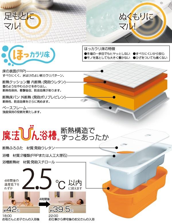 Bathroom.  ■ sazana [TOTO] 1 pyeong type ~ Cradle bathtub ~ Features bathing feeling encompassing new sense of beautiful curves and systemic, such as wrapped in the cradle [Hot Karari floor]  [Air-in shower]  [Thermos bathtub]  [Cleaning Easy] 