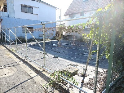 Building appearance. Construction planned site