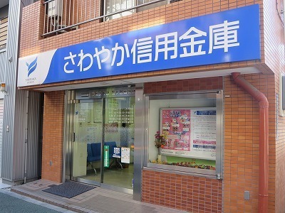 Bank. 265m until refreshing credit union (Bank)