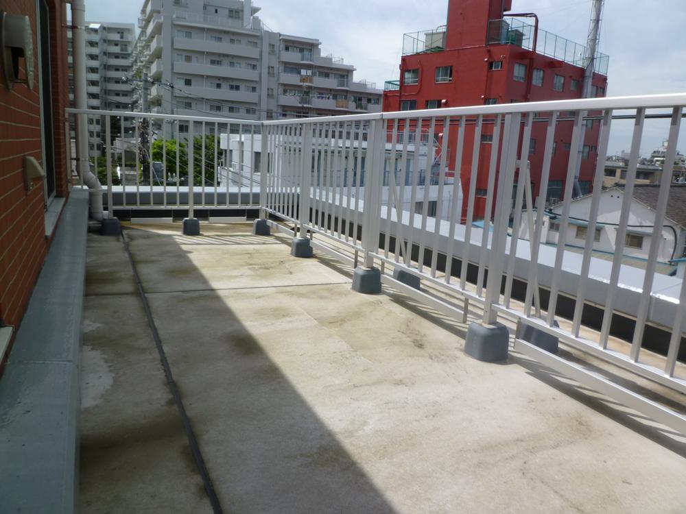Balcony. Roof balcony recommended for gardening