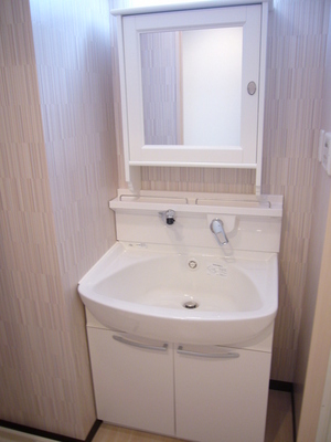 Washroom. Stylish independent wash basin ☆ 