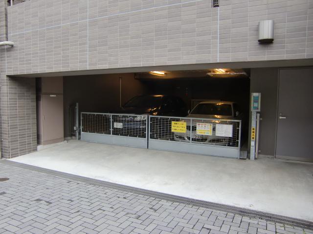 Parking lot. Common areas