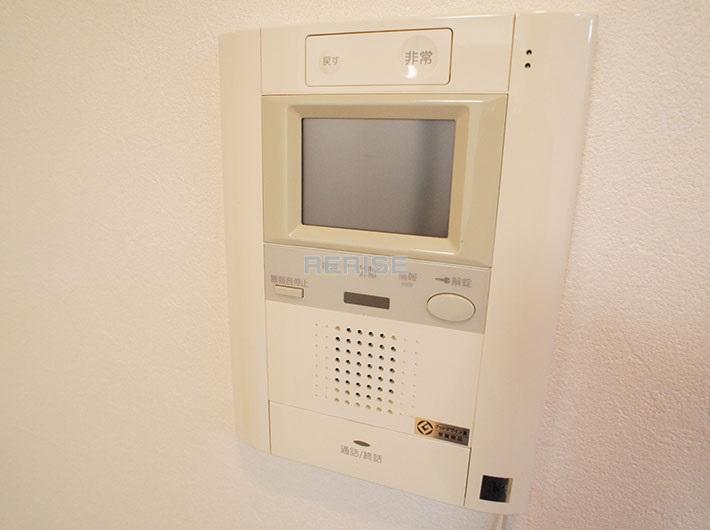 Security equipment. Interphone with a monitor