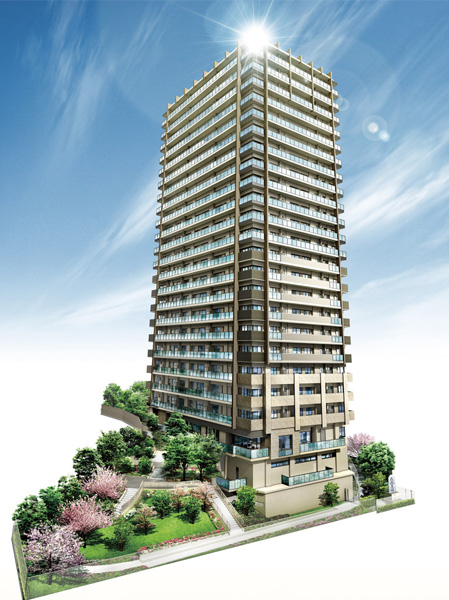 Buildings and facilities. JR Omori Station 2-minute walk ・ About 100m × Sanno address first ※ Seismic isolation Tower Residence "The of ・ Sanno Tower "birth.  ※ In was released new condominiums in Ota Sanno address since 1993, Seismic isolation structure apartment this plan will be the first (MRC examined / April 2012) (Exterior view)