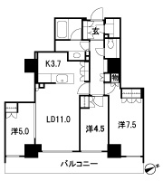 Floor: 3LDK + SIC, the area occupied: 73.9 sq m, Price: 67,180,000 yen, now on sale
