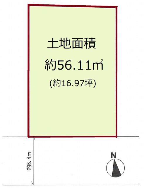 Compartment figure. 40,800,000 yen, 3LDK, Land area 56.11 sq m , Building area 79.91 sq m
