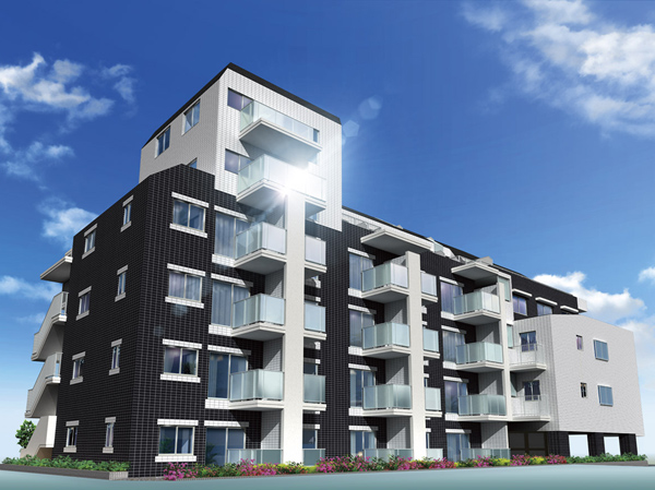 Buildings and facilities. Commute ・ Station near the location to support the outing of school and holiday and comfortable access. Also a 1-minute walk station benefits, Of course, return may be referred to a 1-minute walk. Even coming home late in the overtime you can rest assured in the crime prevention surface. (Exterior view)