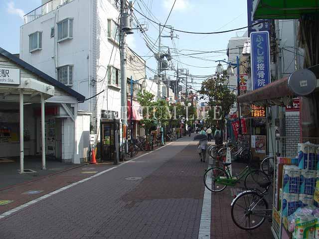 Streets around. Yaguchinowatashi Station before the mall.
