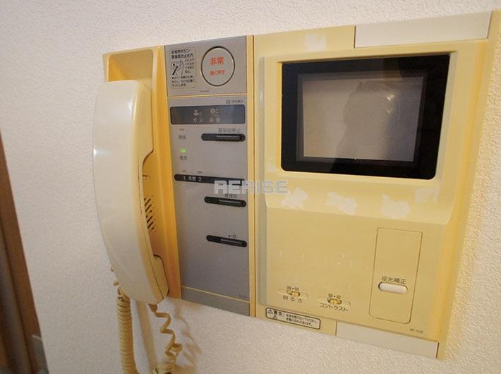 Security equipment. Interphone with a monitor