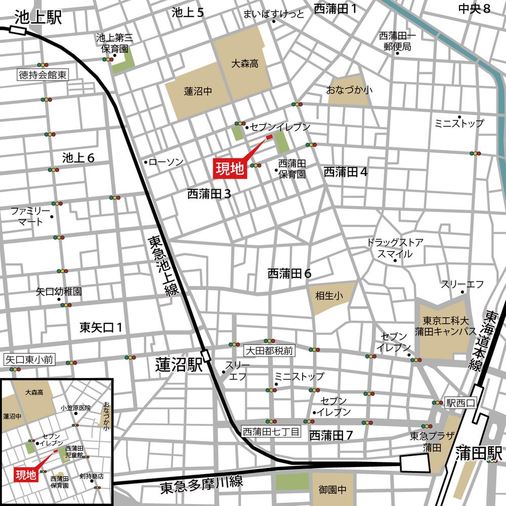 Access view. It will be come in from Oshiro street. Onazuka is about 80m away I will turn to clinic.