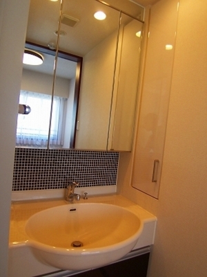 Washroom. Large washbasin