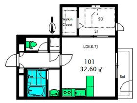 Ota-ku, Tokyo Nishirokugo 2
