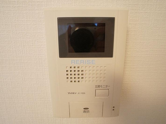 Security equipment. Interphone with a monitor