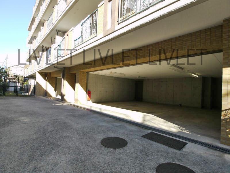 Parking lot. Common areas