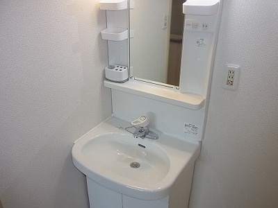 Washroom. Independent wash basin