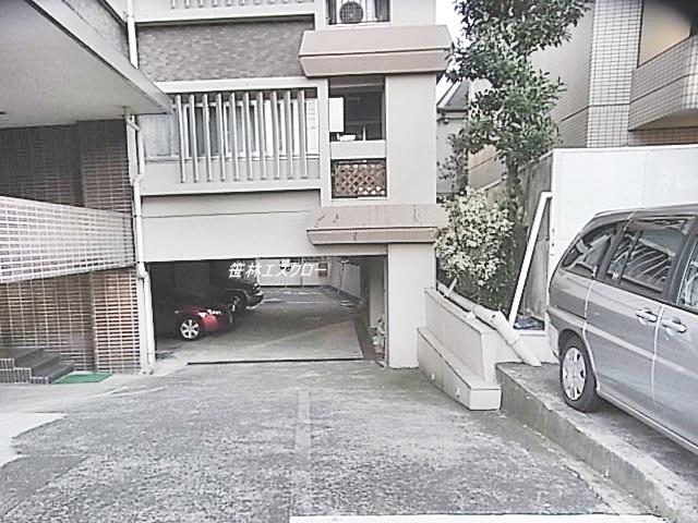 Parking lot. Common areas