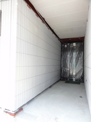 Entrance. Safe auto with lock