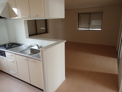 Living and room. Counter Kitchen