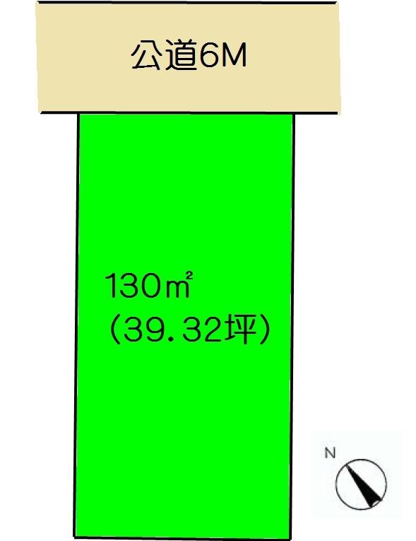 Compartment figure. Land price 82,200,000 yen, Land area 130 sq m