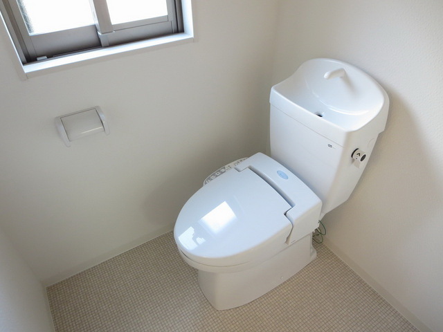 Toilet. There Washlet