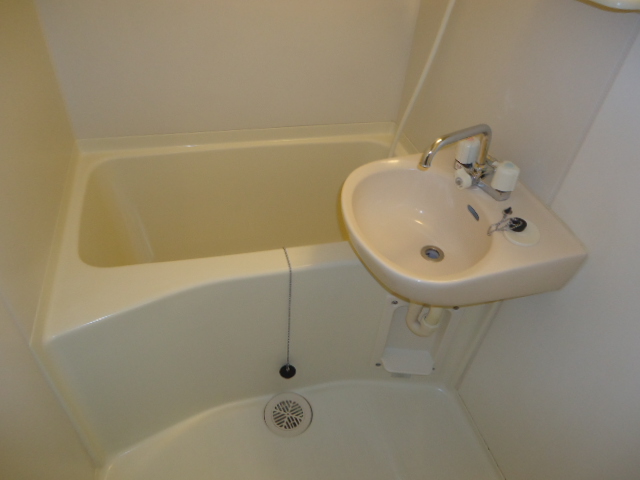 Bath. With bathroom dryer