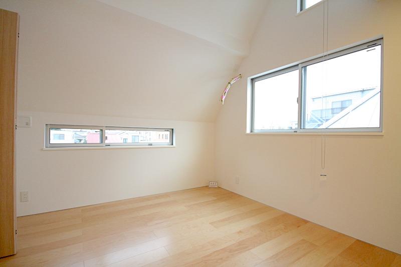 Non-living room. A small window is a pretty even as a design