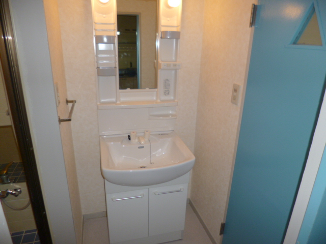 Washroom. Independent wash basin new